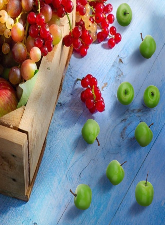 Meiwlong 27 Pcs Small Fake Apples,Mini 1.6 Inch Artificial Apple for Decoration, Realistic Plastic Fake Fruits for Home Kitchen Party Decor - Image 3